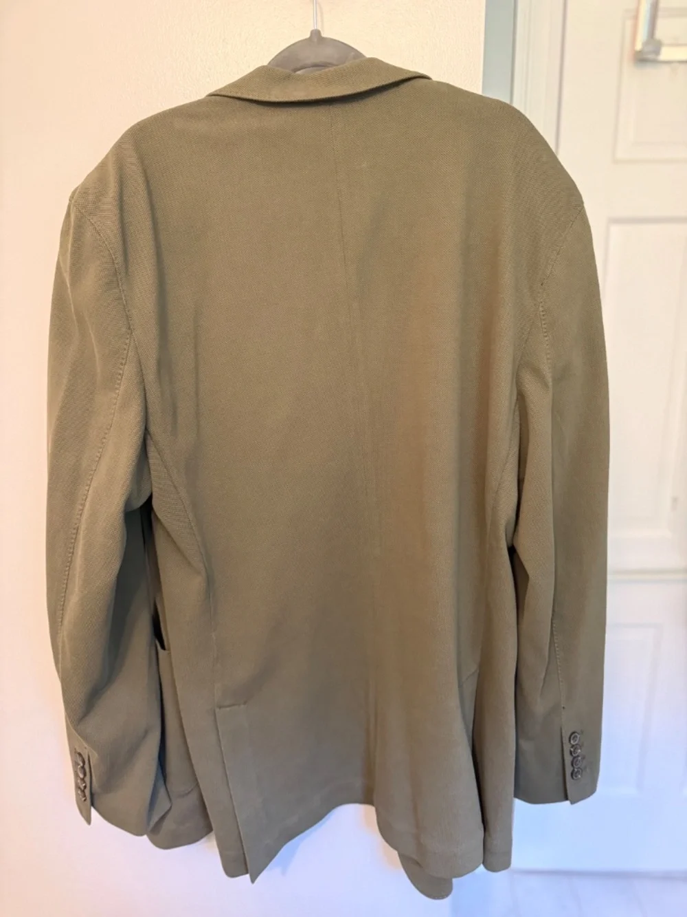 Quince Cotton Pique Knit Blazer XL